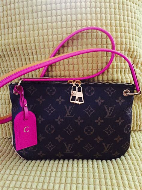 louis vuitton original pattern with pink bag|louis vuitton pink crossbody bag.